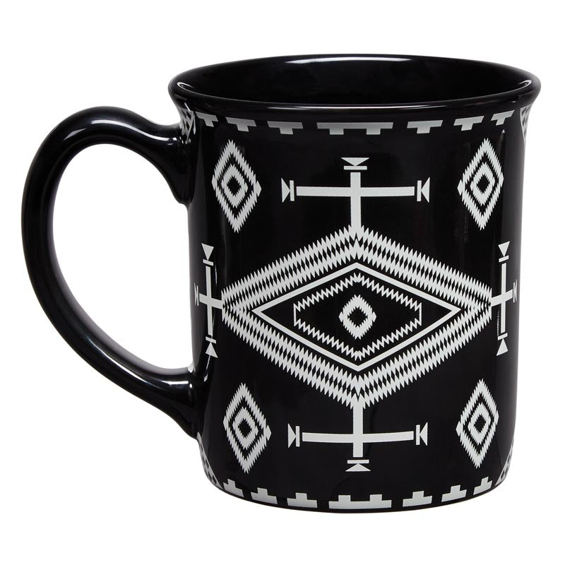 Los Ojos Black Mug